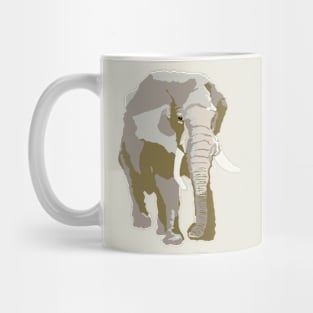 Elephant Contemporary Painting Digital Mug